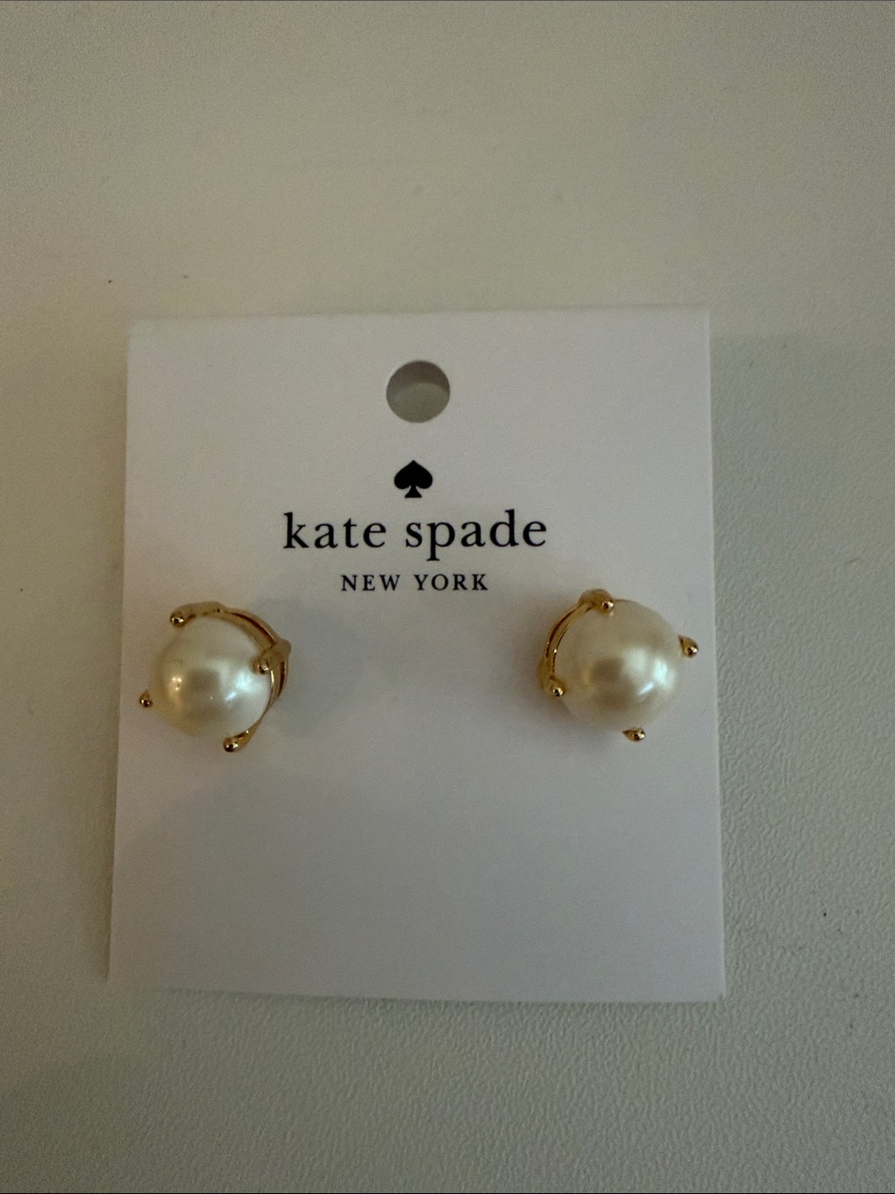 kate spade Faux Pearl Stud Earrings